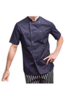 CHKOUT-W104C1200A  訂購筆插廚師制服  設計短袖廚師制服 網上下單廚師制服 廚師制服專門店