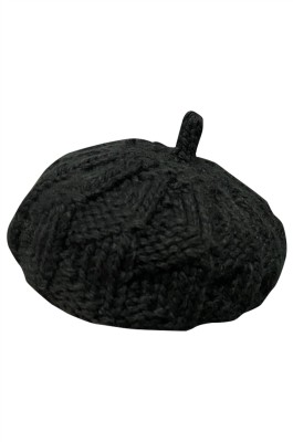 製造畫家毛線針織貝雷帽  設計淨色復古貝雷帽 貝雷帽中心 SKBH07