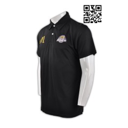 P651 訂購飲食行業Polo恤 設計快餐店工作Polo恤 度身訂造Polo恤 Polo恤廠    黑色 P651 訂購飲食行業Polo恤 設計快餐店工作Polo恤 度身訂造Polo恤 Polo恤廠    黑色