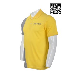 P662 設計拼色Polo恤 訂購團體工作Polo恤 電子行業 撞色款式 網上下單Polo恤 Polo恤專門店    黃色 P662 設計拼色Polo恤 訂購團體工作Polo恤 電子行業 撞色款式 網上下單Polo恤 Polo恤專門店    黃色