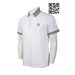 P681 訂造格仔領Polo恤  網上下單時尚Polo恤 格子撞色胸筒 度身訂造Polo恤  Polo恤製造商    白色撞色領花灰色 P681 訂造格仔領Polo恤  網上下單時尚Polo恤 格子撞色胸筒 度身訂造Polo恤  Polo恤製造商    白色撞色領花灰色