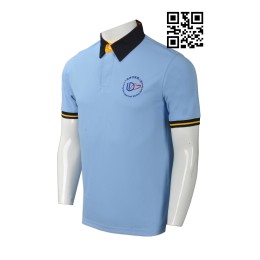 P718 自製男裝Polo恤款式     設計義工Polo恤款式   訂造Polo恤款式   Polo恤製造商    粉藍色撞色領黑色 P718 自製男裝Polo恤款式     設計義工Polo恤款式   訂造Polo恤款式   Polo恤製造商    粉藍色撞色領黑色