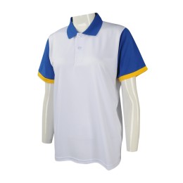 P915 大量訂做短袖Polo恤 自製撞色短袖Polo恤 澳門 教育青年局 學生制服 短袖Polo恤專營店 非牟利社團 民間社團組織 合營組織   白色撞色領藍色、袖子 P915 大量訂做短袖Polo恤 自製撞色短袖Polo恤 澳門 教育青年局 學生制服 短袖Polo恤專營店 非牟利社團 民間社團組織 合營組織   白色撞色領藍色、袖子
