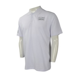 P958 度身訂做男裝短袖POLO恤 訂造繡花LOGO款POLO恤 設計短袖POLO恤生產商     白色 P958 度身訂做男裝短袖POLO恤 訂造繡花LOGO款POLO恤 設計短袖POLO恤生產商     白色