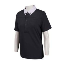 P1054 訂做扁機領印花 4粒鈕 胸筒 領鈕 馬術 制服 85%滌 15%棉 澳洲 Polo恤製衣廠      黑色撞白色領 P1054 訂做扁機領印花 4粒鈕 胸筒 領鈕 馬術 制服 85%滌 15%棉 澳洲 Polo恤製衣廠      黑色撞白色領