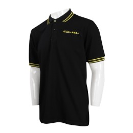P1071 訂做雙間撞色Polo恤 鍍膜達人 Polo恤製衣廠     黑色 P1071 訂做雙間撞色Polo恤 鍍膜達人 Polo恤製衣廠     黑色