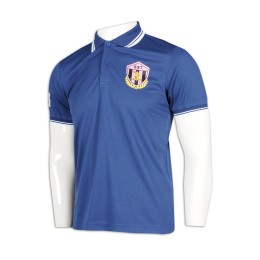 P1104 訂做淨色Polo恤 扁機領 100%滌 Polo恤供應商     海藍色 P1104 訂做淨色Polo恤 扁機領 100%滌 Polo恤供應商     海藍色