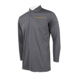 P1124 製造男裝長袖Polo恤 大量訂造Polo恤 hk Polo恤供應商     中灰色 P1124 製造男裝長袖Polo恤 大量訂造Polo恤 hk Polo恤供應商     中灰色