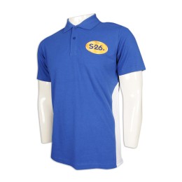 P1140 訂製男裝短袖Polo恤 側邊撞色 Polo恤生產商     天空藍 P1140 訂製男裝短袖Polo恤 側邊撞色 Polo恤生產商     天空藍