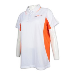 P1162 製作女裝撞色Polo恤 寬鬆 物流行業 Polo恤專門店     白色 P1162 製作女裝撞色Polo恤 寬鬆 物流行業 Polo恤專門店     白色