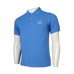 P1167 訂造男裝Polo恤  開叉 幼稚園 pre school 制服 Polo恤製衣廠     天藍色 P1167 訂造男裝Polo恤  開叉 幼稚園 pre school 制服 Polo恤製衣廠     天藍色