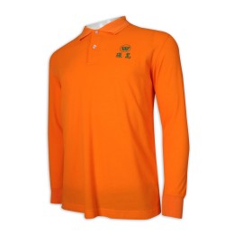 P1185 訂製男裝長袖Polo恤 印花logo 中港跨境 車隊 司機 車長 制服 Polo恤生產商    橙色  司機 POLO   搬屋 海外移民 搬運 P1185 訂製男裝長袖Polo恤 印花logo 中港跨境 車隊 司機 車長 制服 Polo恤生產商    橙色  司機 POLO   搬屋 海外移民 搬運