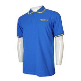 P1198 度身訂做Polo恤 扁機領 拼色袖口 新加坡 LunaSea TradingPolo恤專營店      海藍色 P1198 度身訂做Polo恤 扁機領 拼色袖口 新加坡 LunaSea TradingPolo恤專營店      海藍色