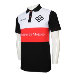 P1218 訂做Polo恤 2粒鈕 撞色領 直袖 拼色 美國 Christian de Marino  Polo恤生產商     黑色撞白色、紅色 P1218 訂做Polo恤 2粒鈕 撞色領 直袖 拼色 美國 Christian de Marino  Polo恤生產商     黑色撞白色、紅色