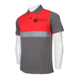 P1220 制訂Polo恤 反光條 拼色 撞色領 船務公司 船廠公司 Polo恤製造商     灰色撞橙色 P1220 制訂Polo恤 反光條 拼色 撞色領 船務公司 船廠公司 Polo恤製造商     灰色撞橙色
