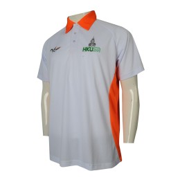 P1222 製造Polo恤 3粒鈕 撞色領 拼色 Logo Polo恤專門店     白色 P1222 製造Polo恤 3粒鈕 撞色領 拼色 Logo Polo恤專門店     白色