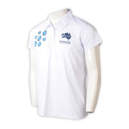 P1276 供應男裝短袖Polo恤 設計白色印花Logo反領Polo恤 Polo恤製衣廠 金屬 鐵礦行業 P1276 供應男裝短袖Polo恤 設計白色印花Logo反領Polo恤 Polo恤製衣廠 金屬 鐵礦行業