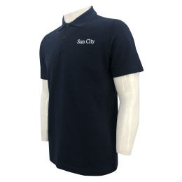 P1333   訂做寶藍色Polo恤   設計繡花logo   撞色領    POLO恤工廠   Polo恤專門店    P1333   訂做寶藍色Polo恤   設計繡花logo   撞色領    POLO恤工廠   Polo恤專門店