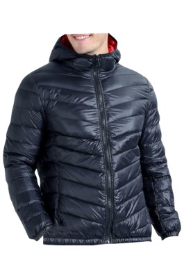 SKVM004 訂製輕薄連帽羽絨服 設計拉鏈口袋 羽絨服供應商 冬天 寒冬 送暖