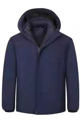 訂做團體羽絨外套  設計拉鏈連帽保暖羽絨外套 羽絨外套供應商 SKVM007