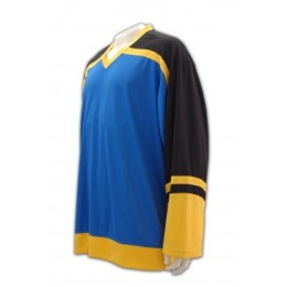 W053 自製長袖排球衫  設計功能性運動衫  長袖球衣來版訂製  長袖球衣供應商HK    藍色   撞色 黃色、黑色 W053 自製長袖排球衫  設計功能性運動衫  長袖球衣來版訂製  長袖球衣供應商HK    藍色   撞色 黃色、黑色