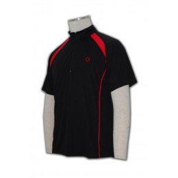 W065-1 訂造波衫  波衫燙字 訂做功能性運動衫  運動衫批發 足球球衣專賣店    黑色   撞色紅色 W065-1 訂造波衫  波衫燙字 訂做功能性運動衫  運動衫批發 足球球衣專賣店    黑色   撞色紅色