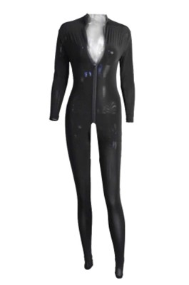 SKTF022 zipper tight bodysuit, leggings