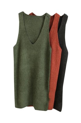 SKSW022 製作吊帶背心毛衣裙  訂購大碼針織連衣裙  中長款寬鬆背帶裙子  毛衫裙供應商