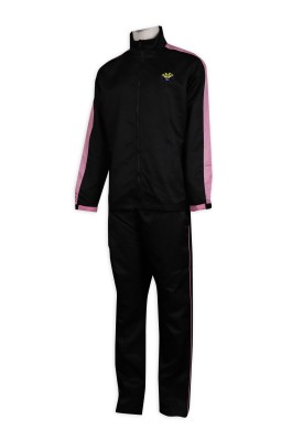 WTV161 訂購冬季運動套裝 100滌 香港寶達幼兒園 運動套裝專門店    黑色