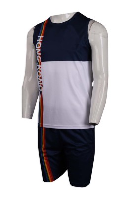 WTV159 custom-made color matching sport suit  Hong Kong  manufacturer sport shirt  athlete's shirt  sport suit