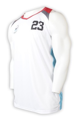 WTV179   團體球衣訂製 籃球波衫 足球制服 來版訂做球衣 學界 排球服批發  V領  印花logo