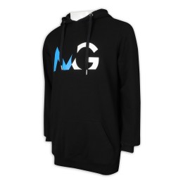 Z489 制訂衛衣 男裝 黑色 帶帽 中長款 Logo 印花 帽繩 衛衣生產商 Z489 制訂衛衣 男裝 黑色 帶帽 中長款 Logo 印花 帽繩 衛衣生產商