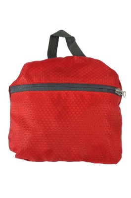 FB012 自訂折疊包 尼龍 兩用 折疊背包 紅色 輕便 收縮袋 折疊包生產商