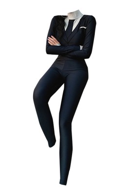 ADS026   西裝泳衣女   連體兩件套   修身顯瘦   沙灘度假潛水服