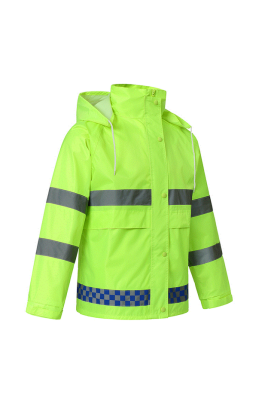 SKRC001  訂購反光雨衣外套  製造雨衣雨褲套裝 製作交通安全環衛螢光套裝 BS EN 343 class 3:3 雨衣, 螢光雨褸  反光外套價格