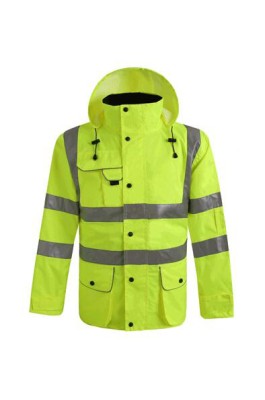 SKRC007 自訂雨衣反光外套款式   製造安全反光外套款式   訂做交通反光外套款式  EN ISO 20471 反光衣  反光外套價格