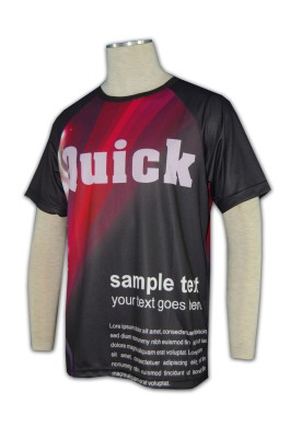 T264 order Heat transfer printing tee shirts Digital hot stamping tees sports badminton table tennis whole printed supplier professional company
