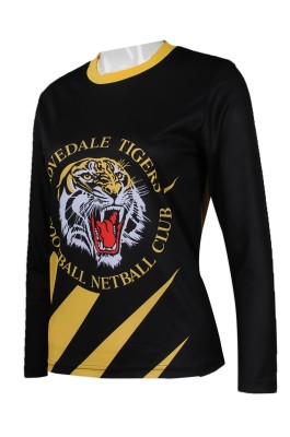 T793 sample custom women's T-shirt sublimation style design full-piece printing sublimation T-shirt netball pitching basket tennis team shirt sublimation franchise store