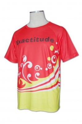 T258 tailor made sublimation tees badminton table tennis whole printed t-shirts online order supplier company