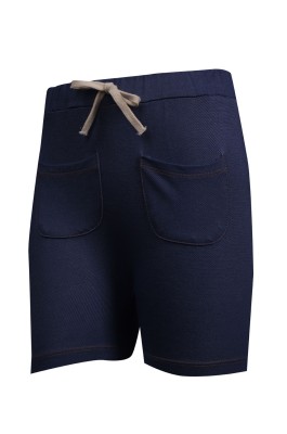 U323 designs stretch shorts  knotted belts  knit jeans  230G shorts manufacturer