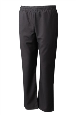 H244  大量訂製深灰色長斜褲   供應橡筋抽繩水療斜褲  斜褲專門店 新加坡