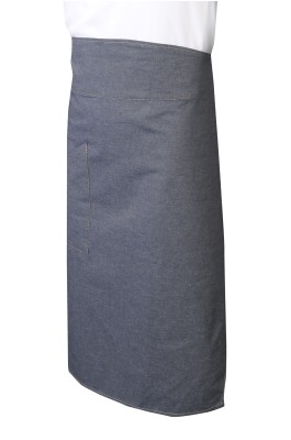 AP172  訂做半身牛仔圍裙   設計側開口袋牛仔圍裙   後綁帶   牛仔圍裙供應商   香港  燒肉店