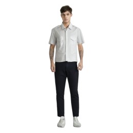 Custom-made standard collar solid color shirt design global project management staff uniform solid color shirt security industry factory security,flaps on the pockets SE067 Custom-made standard collar solid color shirt design global project management staff uniform solid color shirt security industry factory security,flaps on the pockets SE067