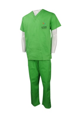 NU048 網上下單護士制服 來樣訂做護士制服款式 澳洲 男裝診所醫護制服 設計套裝護士制服專營店