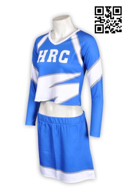 CH131 team group cheer lady's uniform design uniform hk company hong kong supplier