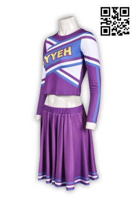 CH133 tailor made cheer online order uniform cheer school pleated skirt uniform hk company  victory cheer uniforms