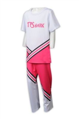 CH202 來樣定製男裝啦啦隊服 設計分體套裝啦啦隊服 啦啦隊服工廠 錦標賽
