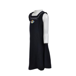 SU184 school tailor made vest long dress embroidery logo kindergarten uniform design supplier company hk SU184 school tailor made vest long dress embroidery logo kindergarten uniform design supplier company hk