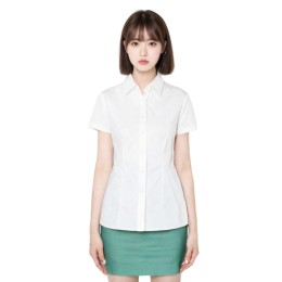 Customized shirt + green skirt suit for female students. Designed waist-fitting women’s shirt. Beliros Girls’ High School TR/TC student flag-raising uniform. School uniform manufacturer   SU372 Customized shirt + green skirt suit for female students. Designed waist-fitting women’s shirt. Beliros Girls’ High School TR/TC student flag-raising uniform. School uniform manufacturer   SU372