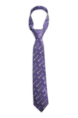 TI166 訂做淨色領帶 印花領帶  提花 LOGO OVERALL 領帶生產商